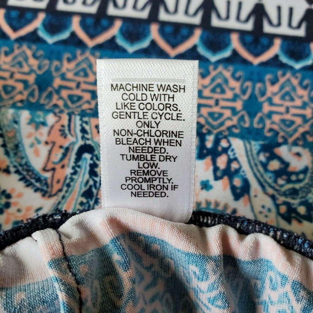 C Apparel Womens Maxi Skirt Multicolored Peach XS - Picture 6 of 6